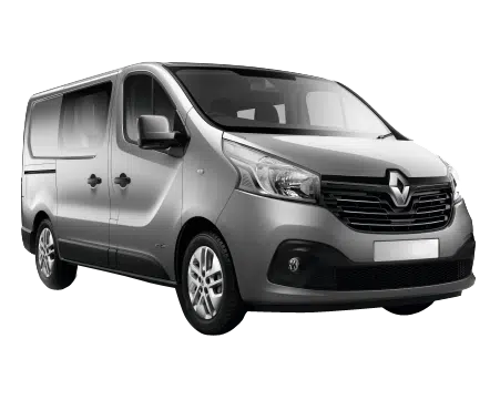 Bestelbus dubbele cabine Renault Trafic