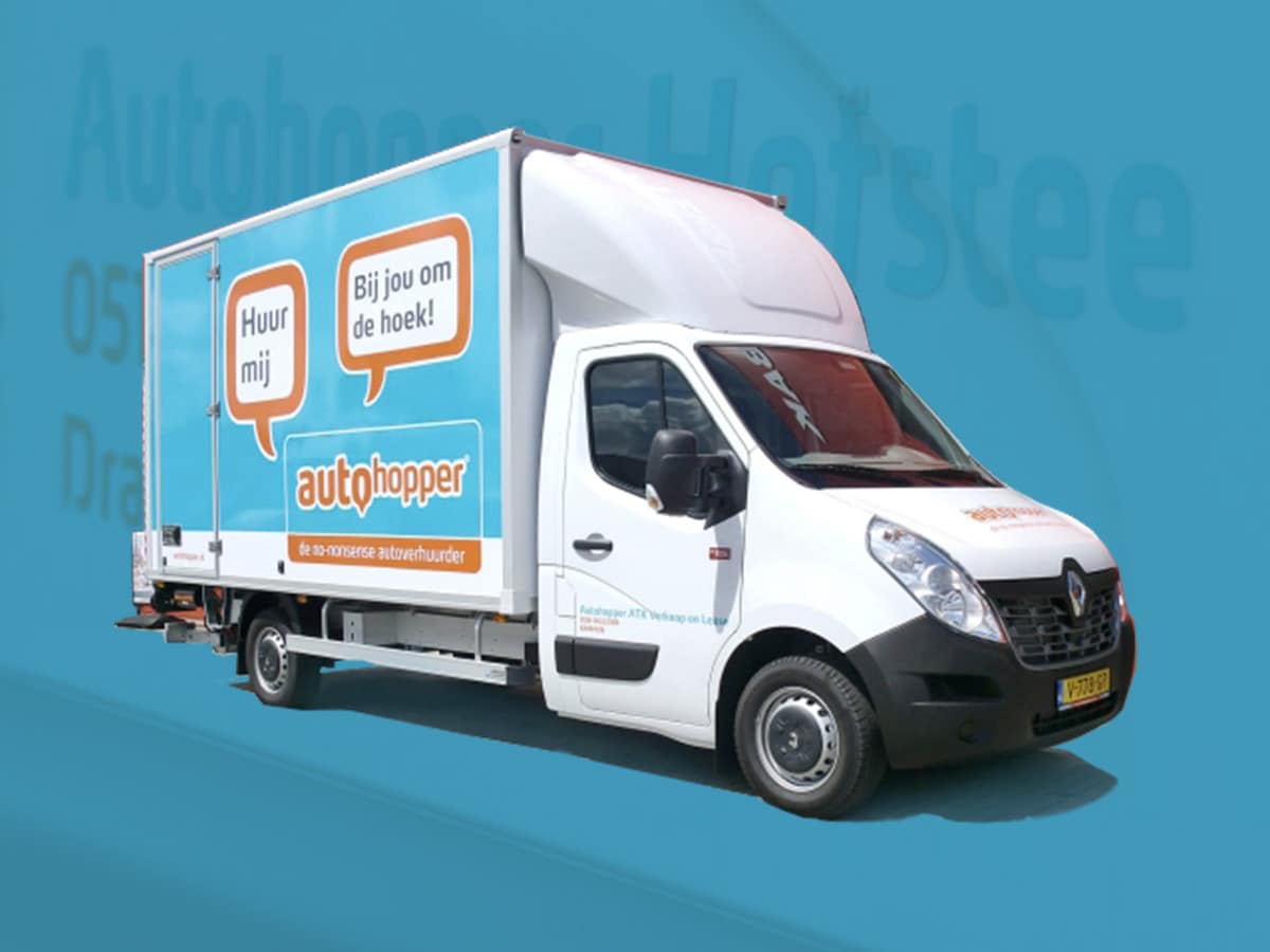 Bestelbus 20m3 met laadlift, bijv. Renault Master Autohopper Hofstee